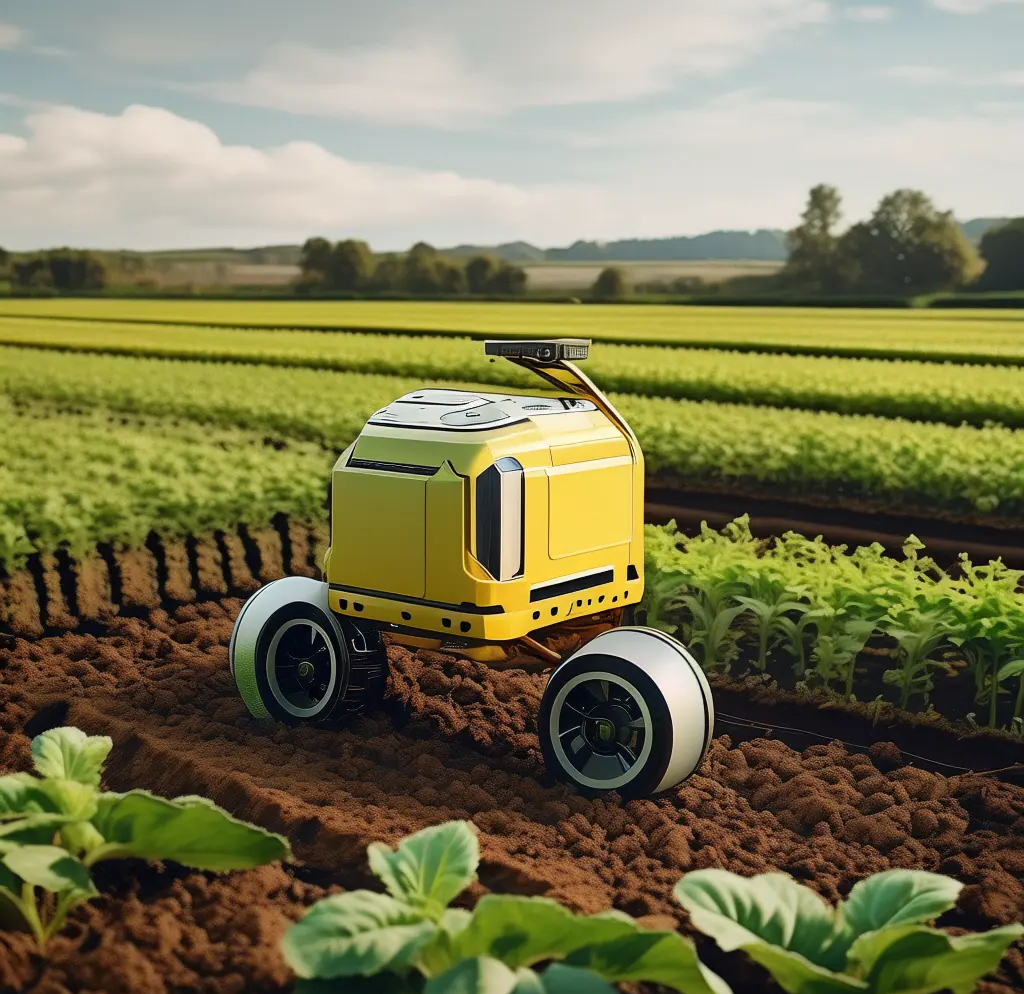 智能机器人山地茶园采摘忙